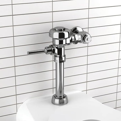 Sloan Regal 111 Exposed Manual Water Closet Flushometer, 1.28 GPF Manual Flush Valve - Single Flush, Fixture Connection Top Spud, Diaphragm Valve, Polished Chrome Finish, 3080050
