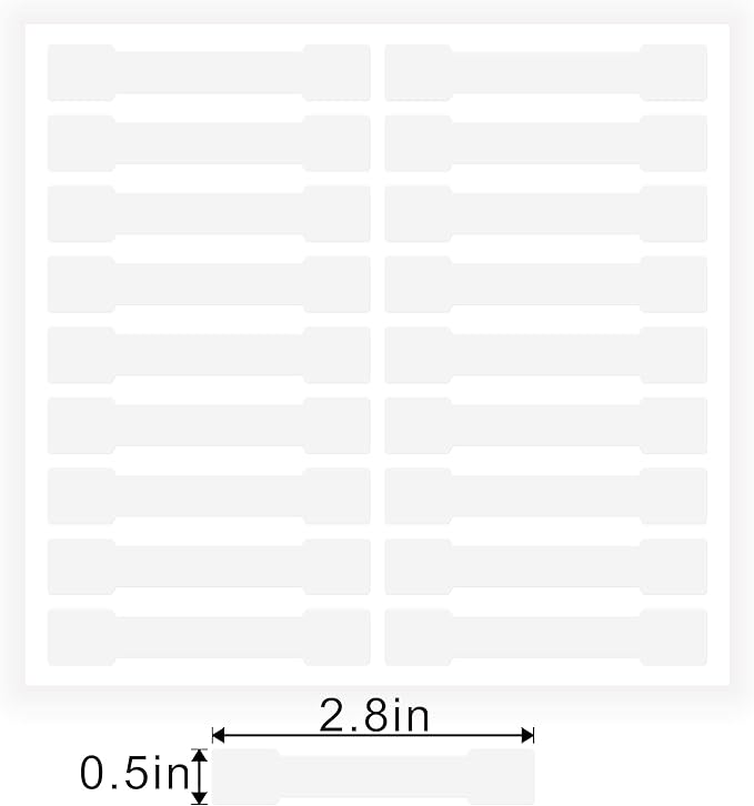 Transparent Blank Tamper Evident Labels Crystal Clear Sealing Package Seal Self Adhesive Security Warranty Void Tamper Proof Stickers (100pcs Bone)