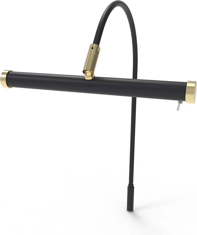 Cocoweb 9 Inch Tru-Slim Oil Rubbed Bronze Picture Light - LED, 2700K, Adjustable Arm, Plug-in, Toggle Switch, Sleek and Compact Design
