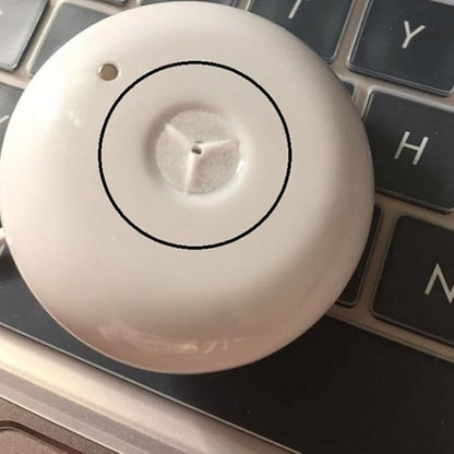 Mini USB Air Humidifier Rechargeable Float Water Donut Shape Humidifier for Home Office White