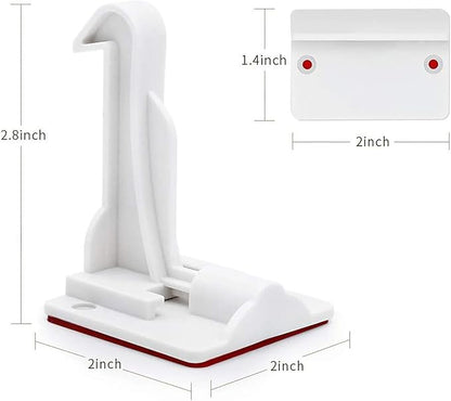 12 Pack Upgraded Invisible Baby Proofing Cabinet Latch Locks – No Drilling & Tools Needed, Fits Most Cabinets & Drawers, Works with Countertop Overhangs, Strong Adhesive for Easy & Secure Installation