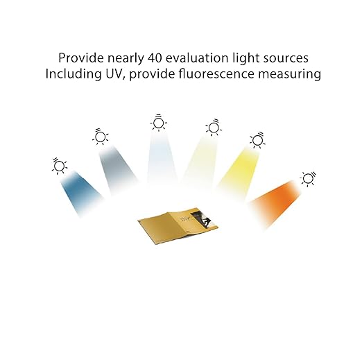 Portable Handheld Colorimeter Spectrophotometer, Auto Calibration Color Difference Tester with 6mm Test Aperture and IPS Touchscreen, Color Measurement Instrument