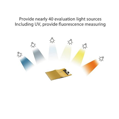 Portable Handheld Colorimeter Spectrophotometer, Auto Calibration Color Difference Tester with 6mm Test Aperture and IPS Touchscreen, Color Measurement Instrument