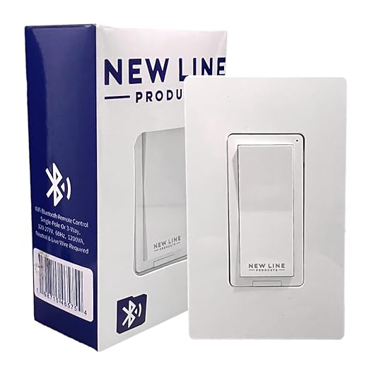 WiFi Bluetooth Smart Light Switch with APP Control Compatible with Alexa and Google Home Voice Control Touch Control Power Cut Off Easy Wall Install Works with Smart Life Tuya Remote Timer