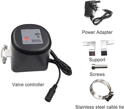 UseeLink Matter Water Valve, Smart Water Shut Off Valve, Automatic Valve Controller Timer,Compatible with Alexa,Apple Home, 2 Packs