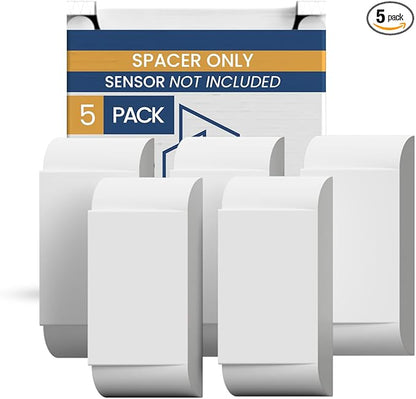 Ring Alarm Magnet Riser | 5 Pack Set with 3M Adhesive - Easy Mount to Any Doorway, Window, and Entryway | Ring Sensor/Magnet Not Included (1 inch)