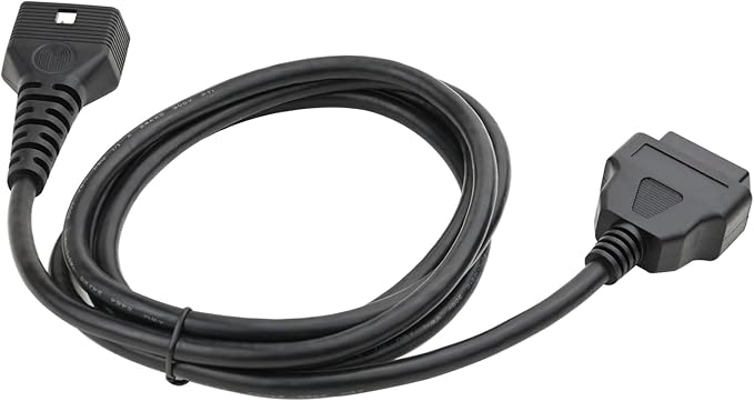 iKKEGOL Full 16 Pin OBD2 OBD II Male to Female Extension Cable Cord Diagnostic Tool Adapter for Auto Car Vehicle Truck 24V All OBD2 Port Plug Connector 24AWG (1M/3.3FT)