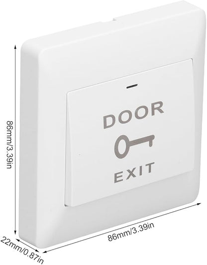 Push Button Door Release, Smart Door Switch Panel Push to Exit Button Release No or Com Switch Panel Auto Reset Wifi App Remote Voice Control