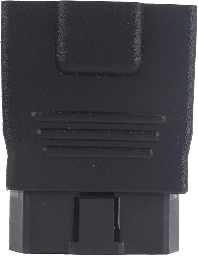 16Pin OBD2 Plug Adapter Male to Female, Universal OBD2 Connector, ABS Plastic Diagnostic Line Plug with Full Power, Car Accessory for Fault Check and Code Reader