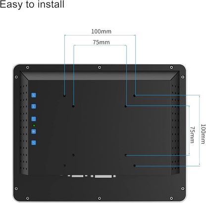 GreenTouch 10.4 Inch PCAP Multi-Touch Touchscreen Monitor - HDMI/VGA/DVI Port Built-in for Kisok - 800 * 600 Resolution