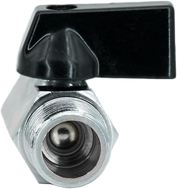 Brass Mini Ball Valve 1/2" NPT Female x Male Shut-Off Valve(Pack of 2)