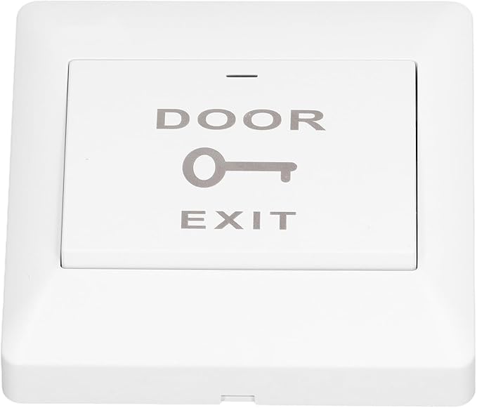 Push Button Door Release, Smart Door Switch Panel Push to Exit Button Release No or Com Switch Panel Auto Reset Wifi App Remote Voice Control