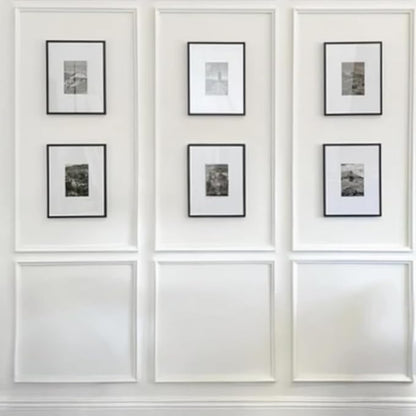 Peel and Stick Wall Molding Kit – Pre Cut Wainscoting Panels, DIY Molding Trim for Walls, Easy Install Accent Wall Kit, Peel and Stick Wainscoting Panels, Wainscoting Panels
