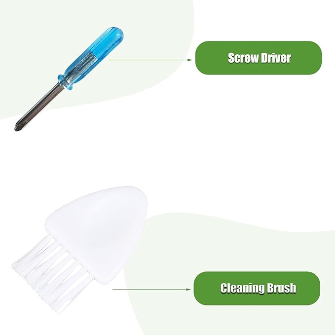 LOVECO Replacement Accessories Kit for iRobot Roomba 600 Series 694 692 690 680 660 665 651 650 614 & 500 Series 595 585 564,6 Filter,6 Side Brush,3 Pairs Bristle and Flexible Beater Brush