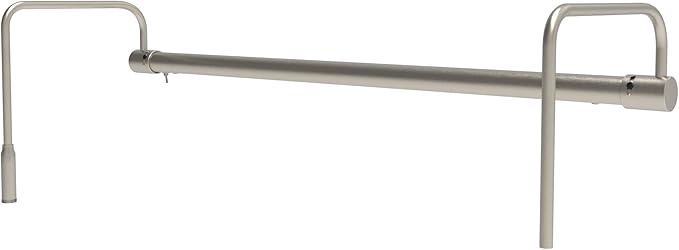 Cocoweb 21 Inch Tru-Slim Satin Nickel Picture Light - LED, 2700K, Adjustable Arm, Plug-in, Toggle Switch, Sleek and Compact Design
