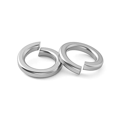 M5 (100 Pack) Split Lock Washer, (18-8) 304 Stainless Steel Spring Lock Washer