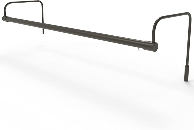 Cocoweb 30 Inch Tru-Slim Mahogany Bronze Picture Light - LED, 2700K, Adjustable Arm, Plug-in, Toggle Switch, Sleek and Compact Design