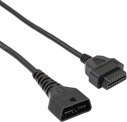 iKKEGOL Full 16 Pin OBD2 OBD II Male to Female Extension Cable Cord Diagnostic Tool Adapter for Auto Car Vehicle Truck 24V All OBD2 Port Plug Connector 24AWG (1M/3.3FT)