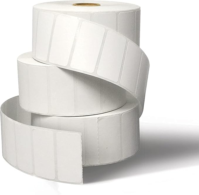 VisionTechShop LST-8060 Label 55 x 25 mm, 550 Per Roll, 12 Rolls Per Case