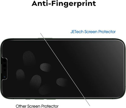 JETech Privacy Screen Protector for iPhone 13 mini 5.4-Inch with Camera Lens Protector, Anti-Spy Tempered Glass Film, Easy Installation Tool, 2-Pack Each
