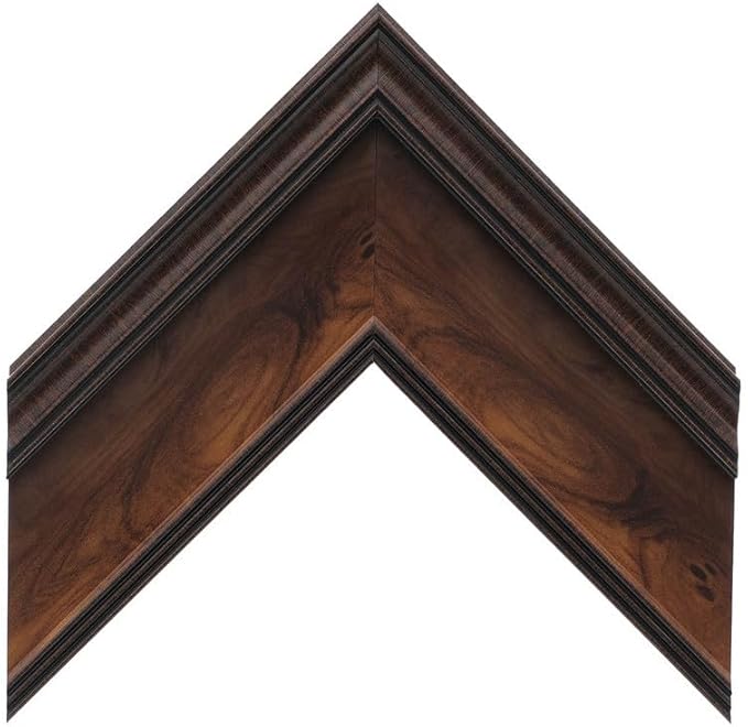 Burlwood 65" Premiere Deco TV Frame - Compatible ONLY with Samsung The Frame TV and Pro TVs (Fits 2021-2025, LS03A, LS03B,LS03C,LS03D,LS03FA,LS03FW)