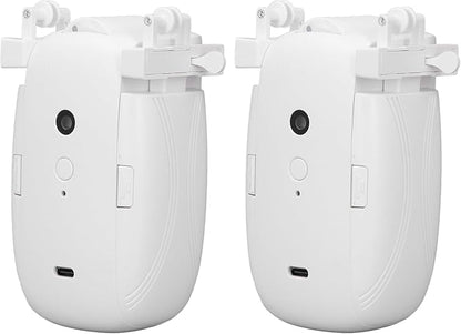 WALFRONT Smart Curtain Opener Electric Motor, Silent Automation, Easy Install, Smart WiFi Control for Bedroom and Living Room
