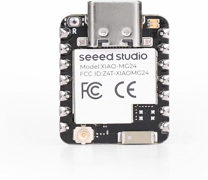 Seeed Studio XIAO MG24 (Pre-Soldered) - Silicon Labs EFR32MG24, Matter Native Over Threadn/BLE 5.3, Arduino Compatible, 1.95μA Ultra-Low-Power, On-Board Antenna, 19 GPIOs