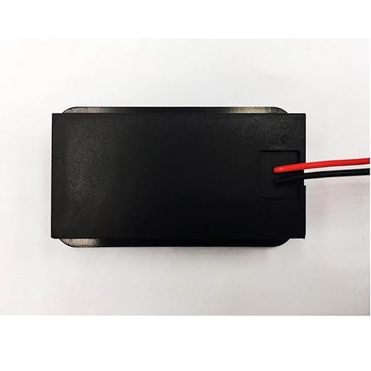 Waterproof Battery Monitor with Bracket 7-100V,Car Motorcycle Golf cart Meter Digital Battery Capacity Remaining Capacity Percentage Tester with Buzzer Alarm and Temperature (White)
