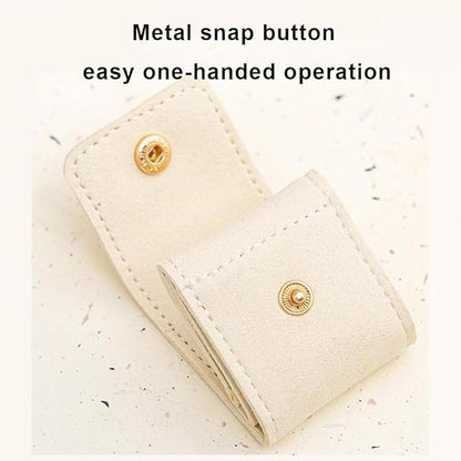 3Pcs Mini Travel Jewelry Bag with Buckle,Small Travel Jewelry Organizer Case,Foldable Jewelry Roll for Journey Rings, Necklaces, Earrings, Bracelets-Lightweight Jewelry Storage Organizer
