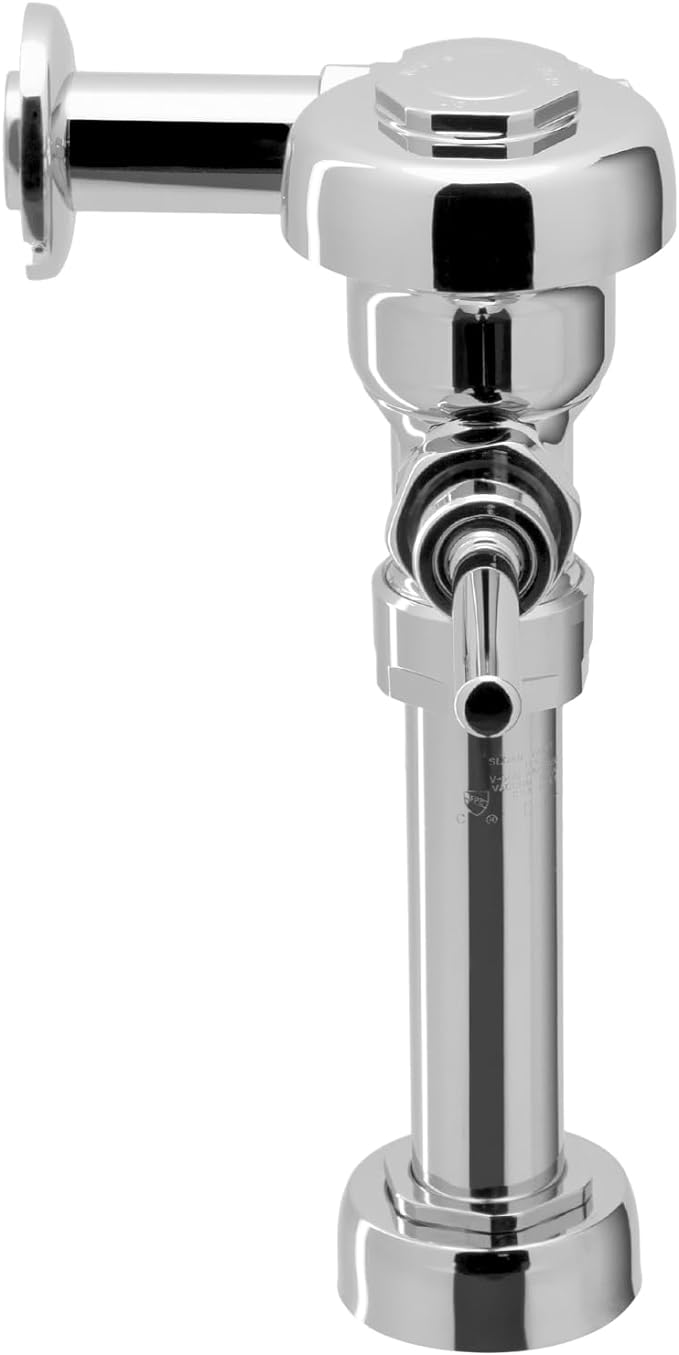Sloan Regal 110 Exposed Manual Water Closet Flushometer, 3.5 GPF Manual Flush Valve - Single Flush, Fixture Connection Top Spud, XL Sweat Solder Adapter Kit Polished Chrome Finish, 3080153