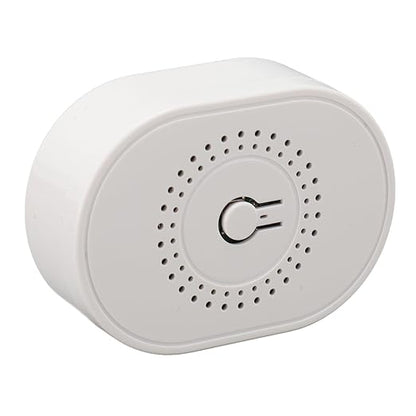 Compact Smart WiFi Switch Timer Voice Control Home Automation Module for Smart Life App for Peace of Mind White 100-240V (W1)