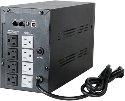 1500VA/900W Ups Battery Backup and Surge Protector,Computer Uninterruptible Power Supply Units,SKE Ups Power Supply,SK1500