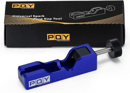 Universal Spark Plug Gap Tool for Most 10mm 12mm 14mm 16mm Spark Plugs Blue