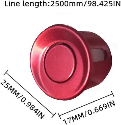 Parking Sensor Kit Backup Sensor Kit Reverse Sensor for Car 18 Color Options for Probes Adjustable Alarm Volume Professional Sensore de Reversa para Carro Safe Driving Assistant（Dark Red