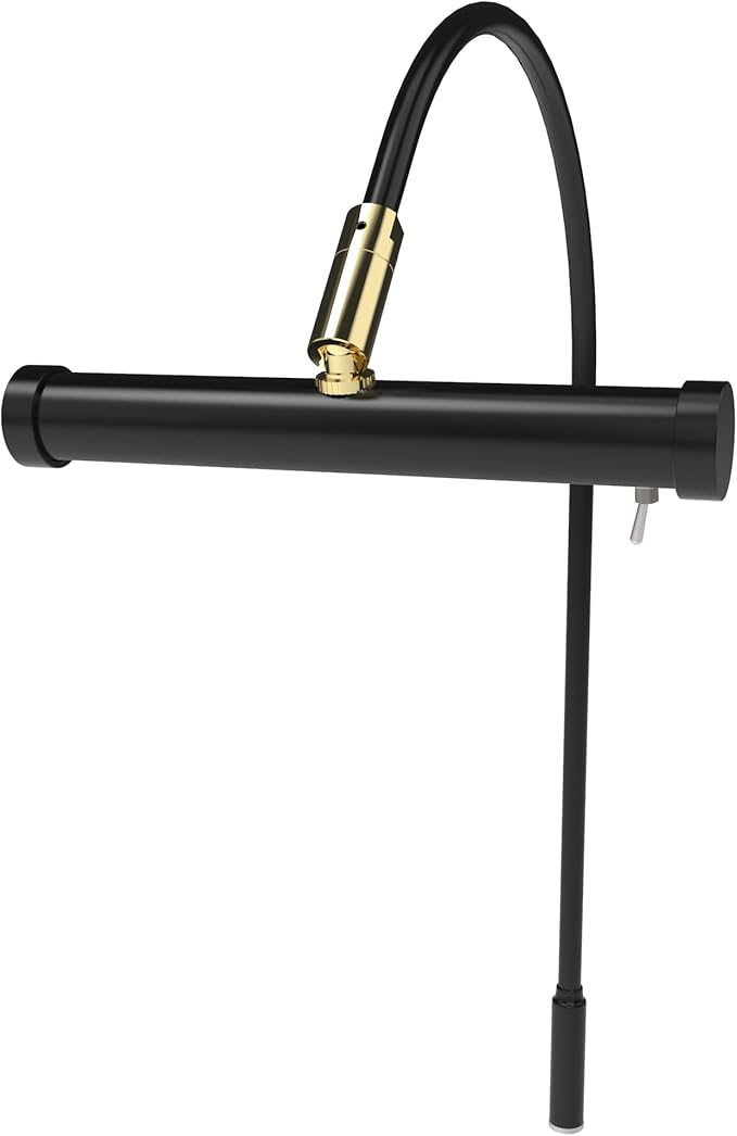 Cocoweb 6 Inch Tru-Slim Black Picture Light - LED, 2700K, Adjustable Arm, Plug-in, Toggle Switch, Sleek and Compact Design