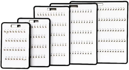 MICRO TEC Masonite Key Holder Wall Mount with 55 Spring-Lock Hooks 18-1/2" × 29-5/8" – Wall Mounted Key Organizer Board with Metal Trim and Handle – Office, Garage Key Rack Cabinet - Pack of 1