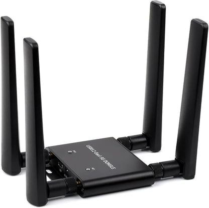 5G DONGLE Expansion Board ONLY, USB 3.2 Port, Onboard M.2 Key B Interface, Quad Antennas, Aluminum Alloy Case, 5G Module NOT Included @XYGStudy (USB 3.2 Gen1 5G DONGLE)