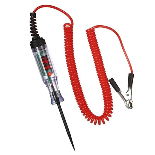 Automotive Circuit Test Light 3-60V DC Digital LEDTester, Heavy Duty Light Tester with Voltmeter, Auto Bidirectional Voltage Tester Electric Test Pen (Test Pen)