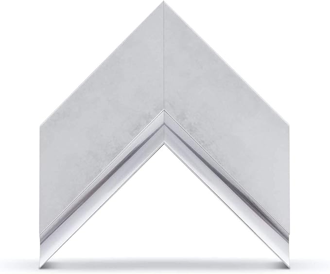 Contemporary Silver 43" Premiere Deco TV Frame - Compatible ONLY with Samsung The Frame TVs (Fits 2021-2025, LS03A, LS03B, LS03C, LS03D, LS03FA)