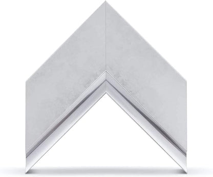 Contemporary Silver 43" Premiere Deco TV Frame - Compatible ONLY with Samsung The Frame TVs (Fits 2021-2025, LS03A, LS03B, LS03C, LS03D, LS03FA)