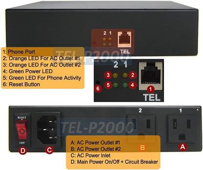 Remote PDU Power Switch - Controlled by Telephone