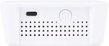 GLOGLOW Smart Air Quality Detector, 14 in 1 Indoor Air Monitor with PM2.5 VOCs Temperature Humidity Sensor, WiFi APP Real Time Data Alert for Home Office Travel