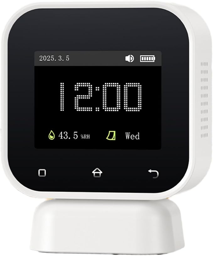 Air Analyzers Formaldehyde Detector for HCHO TVOC Display with Alarm Systems Historical Data Trackings HCHO TVOC Meter with Data Logging