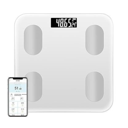 Scale for Body Weight and Fat Percentage,Digital Accurate Bathroom Smart Scale with Large Display,Eligible 13 Body Composition Analyzer Sync App