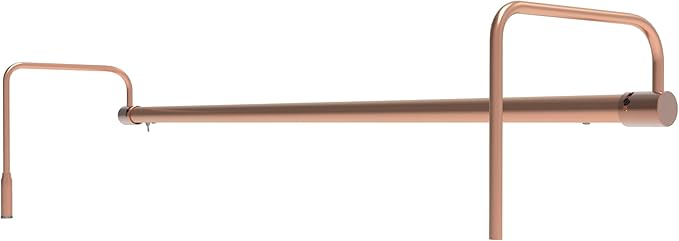 Cocoweb 30 Inch Tru-Slim Copper Picture Light - LED, 2700K, Adjustable Arm, Plug-in, Toggle Switch, Sleek and Compact Design