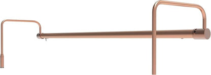 Cocoweb 30 Inch Tru-Slim Copper Picture Light - LED, 2700K, Adjustable Arm, Plug-in, Toggle Switch, Sleek and Compact Design