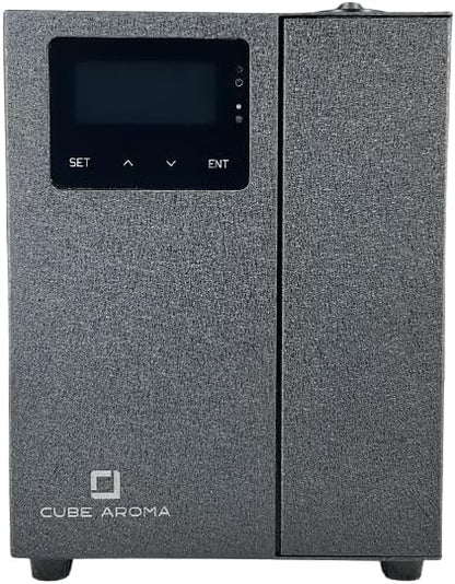 CA-500S Black Diffuser w/Fragrance - Aromatherapy Diffuser - Wall Mount Essential Oil Diffuser - WiFi & BT Control - Durable Metallic Hard Casing - Timer - Adjustable - HVAC Compatible
