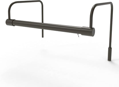 Cocoweb 12 Inch Tru-Slim Mahogany Bronze Picture Light - LED, 2700K, Adjustable Arm, Plug-in, Toggle Switch, Sleek and Compact Design
