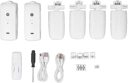 WALFRONT Smart Curtain Opener Electric Motor, Silent Automation, Easy Install, Smart WiFi Control for Bedroom and Living Room