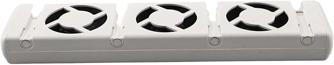 Smart Radiator Fan Heater with 3 Quiet Cooling Fans, Automatic Thermostat Control, Energy-Efficient Warm Air Circulation, Compatible with 50-120cm Radiators, Temperature Display